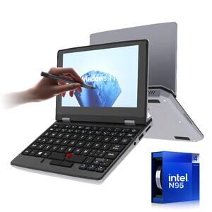 Powerful 7" Mini Touch Laptop – Windows 11, N95 Quad Core